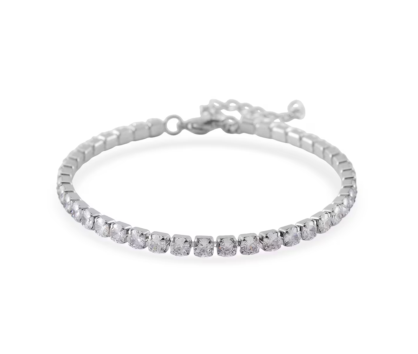 Herringbone & Tennis Bracelet Set