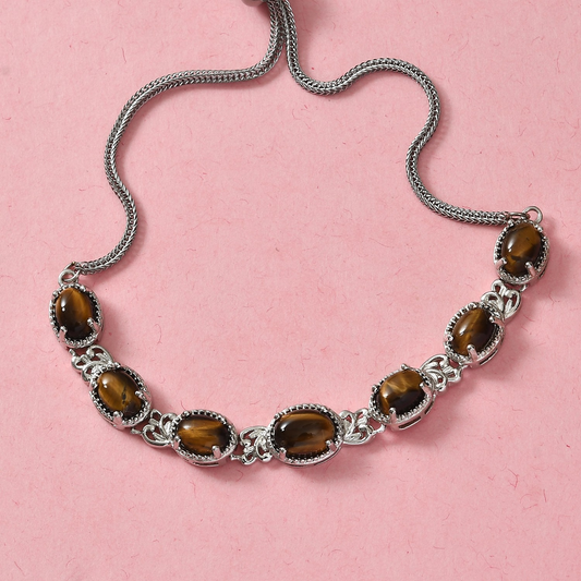 South African Tiger's Eye Bolo Bracelet