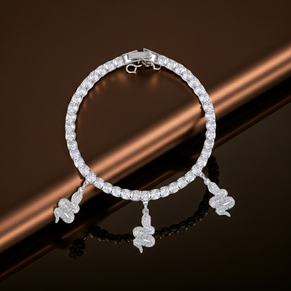 Tree Of Life Simulated Diamond Bracelet