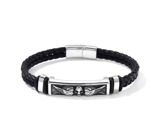 Stainless Steal Microfiber Bracelet