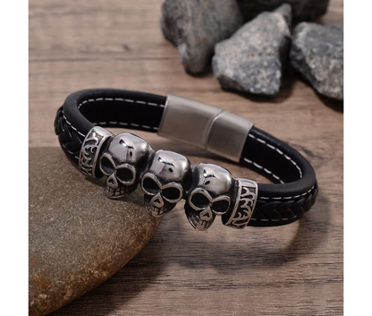 Stainless Steal Microfiber Bracelet