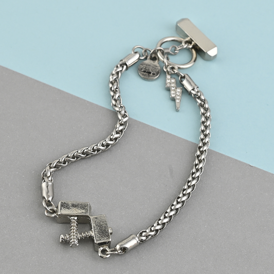 Thor Double Hammer Tangle Bracelet