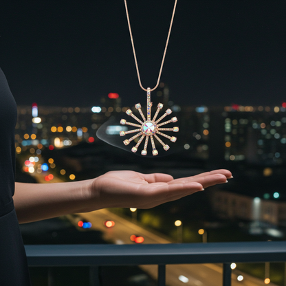 Crystal Spinner Necklace