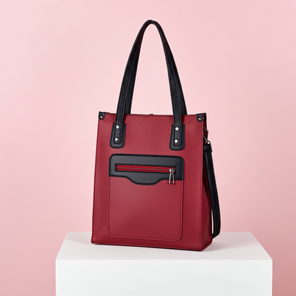 Structured Vertical Tote