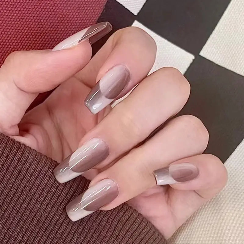 Medium Coffin Press On Nails